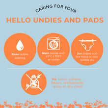 Load image into Gallery viewer, Hello Pad - Leak-Free Reusable Period, Bladder Leakage & Postpartum Pad