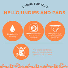 Load image into Gallery viewer, Hello Pad - Leak-Free Reusable Period, Bladder Leakage &amp; Postpartum Pad
